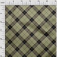 thumbnail image 2 of oneOone Silk Tabby Fabric Tartan Check Print Fabric By Yard 42 Inch Wide, 2 of 4