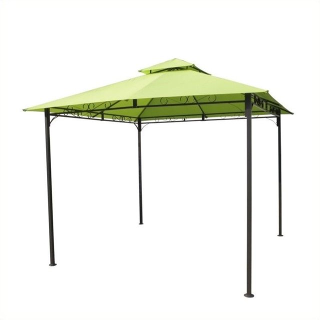 International Caravan Hamilton Gazebo à Baldaquin Extérieur en Vert Lime