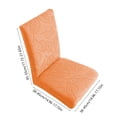 thumbnail image 3 of Stretch Dining Chair Covers Slipcovers for Kitchen Wedding Banquet Decor Nylon Spandex Fabric Washable Seat Protector, 3 of 6