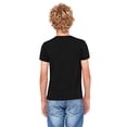 thumbnail image 2 of Bella Canvas Jersey Short-Sleeve Tee 3001Y, L, Black Heather, 2 of 3