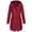 Veste de Pluie Z1-Wine-womens, variante sur Wiyuqeen Manteau de Pluie Long pour Femme avec Capuchon, Coupe-Vent Léger d'Extérieur, Veste de Pluie à Fermeture Éclair Complète, Imperméable, Manteau d'Automne avec Poche