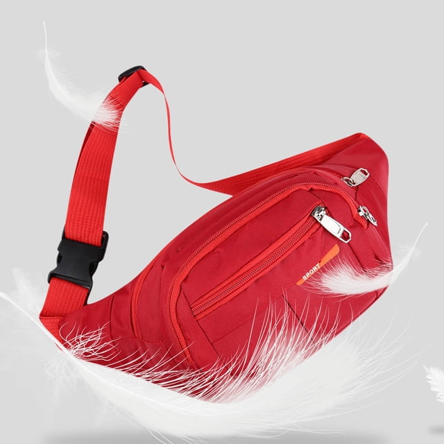 TopLLC Sac Banane de Sport en Toile pour Homme, Mode Décontractée, Grande Capacité de Rangement