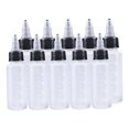 thumbnail image 3 of Tachiuwa 10x Recyclable Spare Airbrush Ink Empty Bottles LDPE Body 50ml, 3 of 6