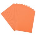 thumbnail image 1 of 10 Sheets Neon Paper 8"x11" 250gsm Fluorescent Bright Cardstock,Dark Orange, 1 of 6