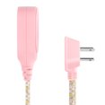 thumbnail image 5 of Globe Electric 9-ft Metallic Pink Fabric Extension Cord, 5 of 5