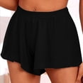 thumbnail image 2 of Timegard Shorts for Women Elastic Waisted Ruched Comfy Solid Color Shorts Summer Casual Loose Shorts, 2 of 6