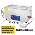 thumbnail image 2 of 3/6/10/15/22/30L Ultrasonic Cleaner Ultrasonic Device Stainless Steel With Heating Digital Timer For Glasses ,Widely Used, 2 of 7