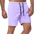 thumbnail image 3 of Plebaso Men's Quick Dry Shorts Drawstring Athletic Running Shorts Lightweight Summer Beach Sports Shorts, 3 of 4