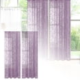 thumbnail image 1 of Elegant Lace Window Curtain for Living Room and Bedroom French Style Semi Lace Drapery with Curtain Rod Hole Polyester Fabric Light Filtering Home Curtain, 1 of 7