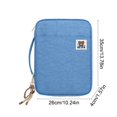 thumbnail image 4 of Wzzjkit Tablet Sleeve Bag with Multilayer Design for Efficient Storage Compact, Electronics Organizer Tablet Bag for Business Travel, Lightweight Tablet Sleeve for Men and Women, 4 of 7