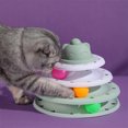 thumbnail image 2 of Fun Colorful 4-layer Cat Trackball Turntable Toy Bottom Anti-skid Pad Multi-functional Interactive Training Props Pets Supplies, 2 of 7