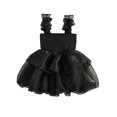 thumbnail image 1 of Fortune 1-6 Ans Fille une Ligne Robe Bambin Sans Manches Arc Tulle Robes Robe d'Anniversaire d'Été, 1 of 8