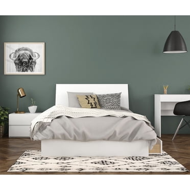 Nexera ensemble de chambre à coucher 3 pièces Malaga, Blanc