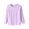 thumbnail image 4 of YUNAFFT T-Shirts Superposés Garçons & Filles Manches Longues Col Rond Légers Basiques Style Décontracté Essentiel, 4 of 8