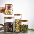 thumbnail image 3 of Glass Jars with Airtight Lids Large Durable Storage Jar for Sauces Pickled Vegetables  2, 3 of 8
