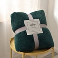thumbnail image 2 of Tyidzon Throw Blanket Scratch Thickened Color Borlaug Sofa Blanket Flannel Blanket, 2 of 2