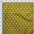 thumbnail image 3 of oneOone Cotton Silk Fabric Leaves & Floral Block Decor Fabric Printed BTY 42 Inch Wide, 3 of 4