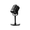 thumbnail image 3 of Microphone Rétro Analogique Accessoire Microphone Style Vocal Classique Accessoires de Photographie de Scène, 3 of 8