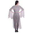 thumbnail image 4 of Moomaya Cardigan Long en Georgette de Viscose Imprimée à Manches Fendues pour Femmes, 4 of 5