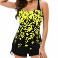 thumbnail image 1 of Two Piece Bathing Suit For Women Tummy Control Bathing Suits Athletic Blouson Swim Tank Top With Shorts, 1 of 7