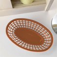 thumbnail image 2 of Fruit Plate Kitchen Plastic Vegetable Washing Basket Double Layer Fruit Plate Vegetable Basket Multifunctional Storage Basket,Brown Kitchen Fruit Plate, 2 of 6