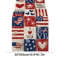 thumbnail image 3 of TopLLC Memorial Day Decorations,4Th of July Decorations, Patriotic Decorations Holiday Table Decoration With Traditional Color Linen Table runner, 3 of 6