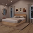 thumbnail image 3 of Harlow Bed Set with Slatted Bedframe and Headboard with Integrated Light, 3 of 7