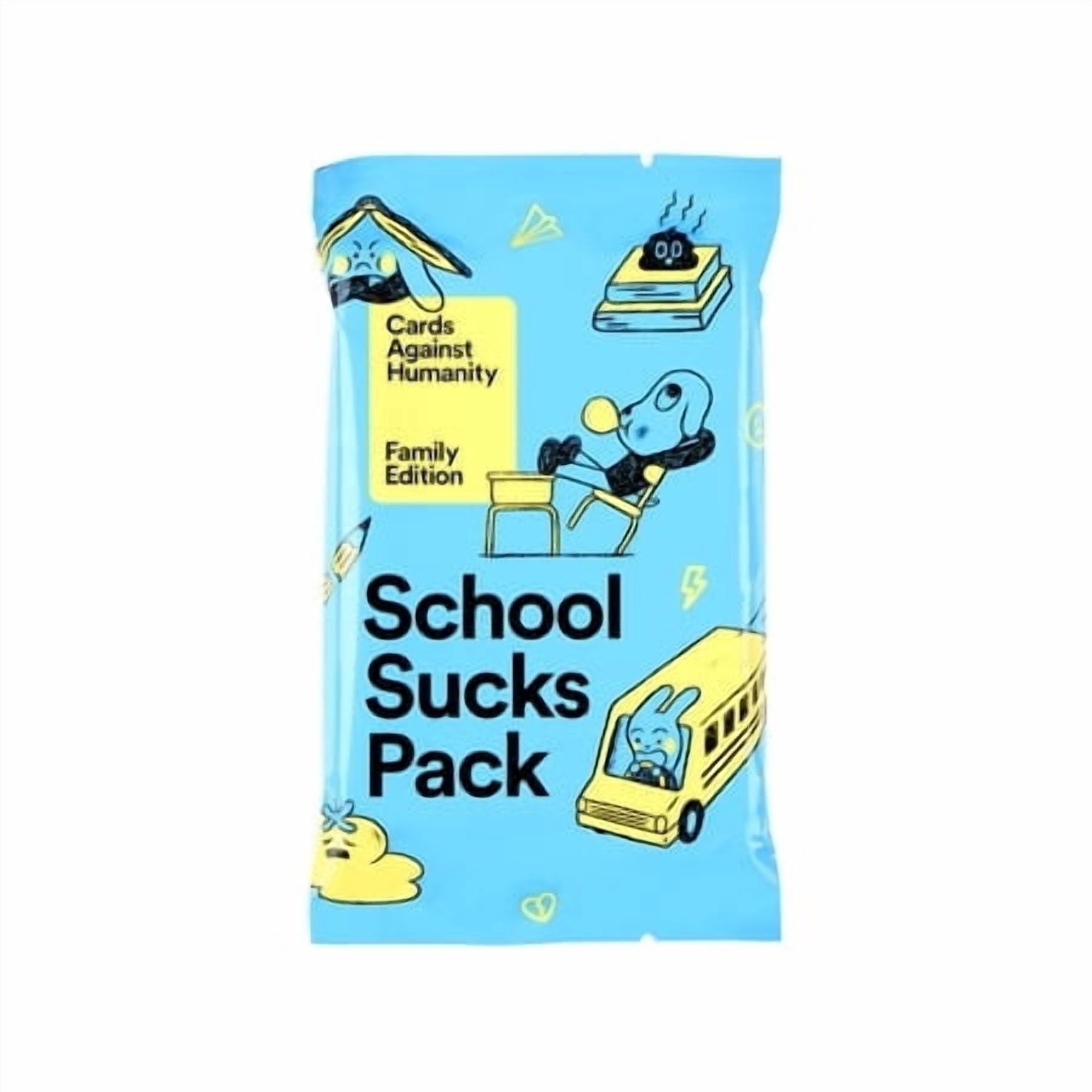 Cards Against Humanity Family Edition : School Sucks Pack Mini Extension Nouveau pour 2023