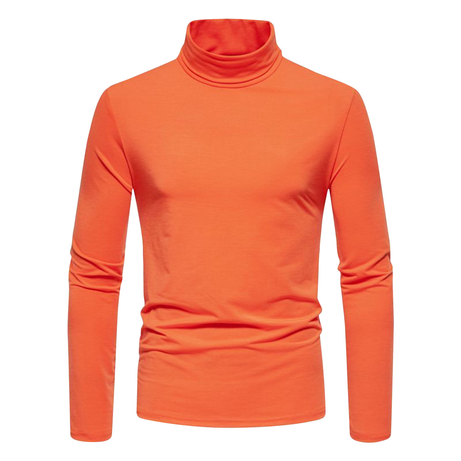 FAIWAD Chandails de Dessous Thermiques pour Hommes à Manches Longues Col Montant Ajusté Extensible Chandail de Base