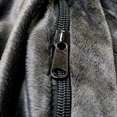 thumbnail image 2 of Ultimate Sack 6000 6 Foot Pre Filled Fur Bean Bag with Footstool, Charcoal, 2 of 6