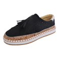 thumbnail image 1 of 2025 Chaussures Décontractées pour Femmes Chaussures à Franges Ajourées de Style Professionnel Décontracté pour Femmes Talon Extérieur Bout Rond Plates Femmes Taille 12 Chaussures Décontractées Chaussures à Enfiler Chaussures de Style Professionnel Décontracté pour Femmes, 1 of 7