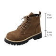 thumbnail image 4 of Bottes d'Automne pour Femmes, Bottines Courtes Douillettes Doublées en Molleton pour un Usage Hivernal Polyvalent, 4 of 9