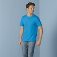 thumbnail image 4 of REDHOTYPE T-Shirt d'Été pour Homme 100 % Coton Décontracté à Manches Courtes Col Rond Confortable Hauts Unis, 4 of 5