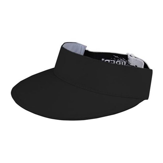 J7257 Visière en Microfibre&44; Noir