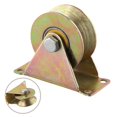 thumbnail image 2 of BTOER Track Pulley V Type Steel Cable Pulley For Ropes 1-8mm Cable Pulley With 2 Ball Bearing 30mm 50mm 60mm 80mm 95mm, 2 of 9