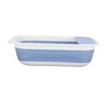 thumbnail image 4 of Cat Litter Box, Elevated Design Foldable Cat Toilet Semi Enclosed  For Indoor For Small Pets For Cats Blue,Grey,Pink, 4 of 8