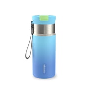 Contigo DualSip Water Bottle with 2-Way Lid, 16 oz (473 ml), Insulated Stainless Steel, 100% Leakproof, Compact, BPA-Free, Lead-Free, Dishwasher Safe