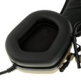 thumbnail image 3 of Casque de Chasse Pliable Rembourré Doux pour Communication Électronique, Beige, 3 of 8