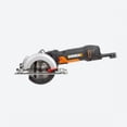 thumbnail image 1 of WORX WX439L 4.5 Inch and 4.5 Amp One Hand Compact Circular Saw, Black and Orange, 1 of 4