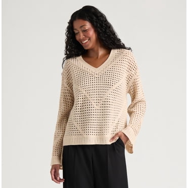 Mexx Women’s Crochet Knit Top