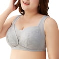 thumbnail image 1 of Clearance Sale 2025 Bra Ladies' Solid Breastfeeding Bra Front Vest Non Rim Cotton Fashion Underwear, 1 of 4