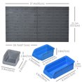 thumbnail image 3 of DURHAND 44 Pcs Bac de Rangement Mural pour Outils Garage Atelier Bleu, 3 of 10
