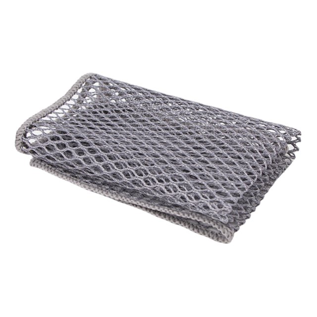 Birdeem Microfiber Kitchen Dishwashing Cloth Household Absorbent Cleaning Cloth Dry Dishcloth Microfibre Degreasing Mesh Dishcloth Kitchen Dishwashing and Cleanin