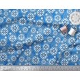 thumbnail image 3 of Soimoi Satin Silk Fabric Floral Mandala Print Sewing Fabric Yard 42 Inch Wide, 3 of 3