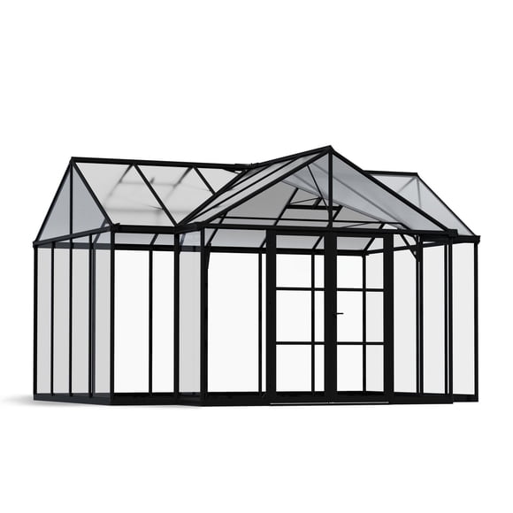 CANOPIA by PALRAM Triomphe Garden Chalet Solarium / Serre - Noir