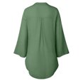 thumbnail image 4 of Birdeem T-Shirt Décontracté Mode Femme Col en V Manches Courtes Ample, 4 of 5