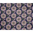 thumbnail image 4 of oneOone Polyester Lycra Navy Blue Fabric Florals Sewing Craft Projects Fabric Prints By Yard 56 Inch Wide, 4 of 4