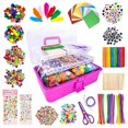 thumbnail image 2 of Crafts Handicraft Supplies Activities Activities Artes Development Red, 2 of 8