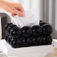 thumbnail image 4 of ZZkhGO Tissue Box Cover Organizer, Cell Phone Facial Paper Holder, ABS Countertop Box for Kitchen Bathroom, 4 of 6