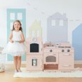thumbnail image 2 of Teamson Kids Cuisine en Bois avec Accessoires de Réfrigérateur Jeu de Rôle Cuisine Rose, 2 of 10